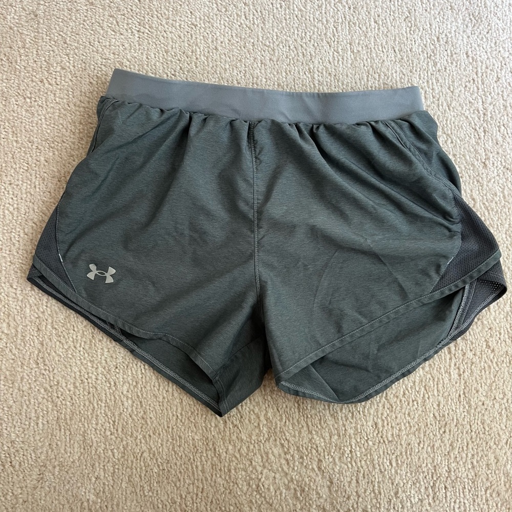 Under Armour Women's Dark Gray Athletic Shorts